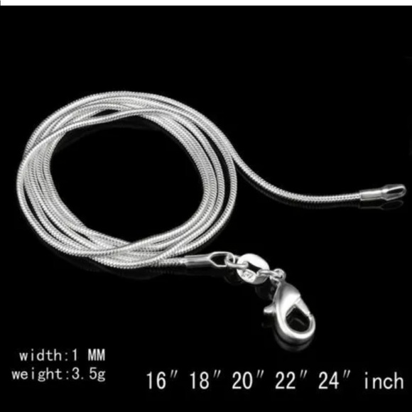 Sterling Silver Snake Chain - Picture 3 of 8